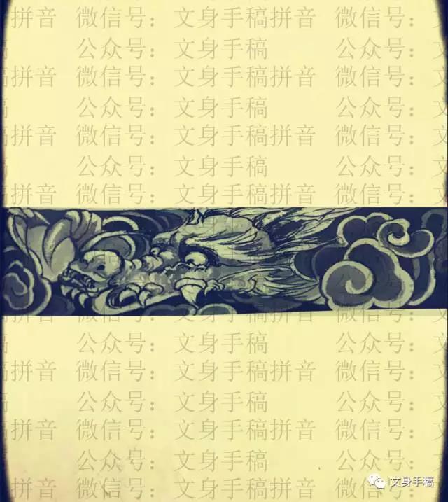 臂环手稿|纹身手稿-郑州天龙纹身工作室