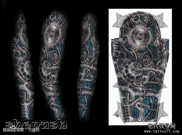 机械臂|手稿-郑州天龙纹身工作室
