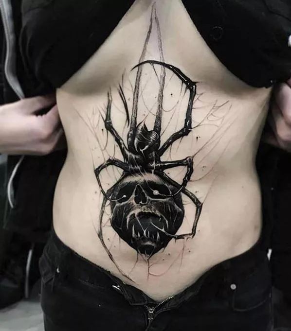 蜘蛛纹身图案