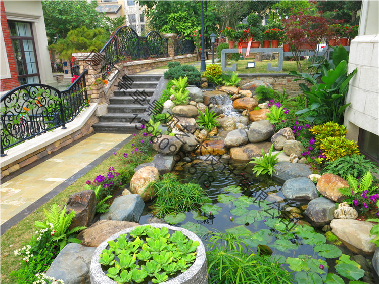晋江紫湖国际某别墅花园（现代中式）|案例分享-厦门景卓景观设计工程有限公司