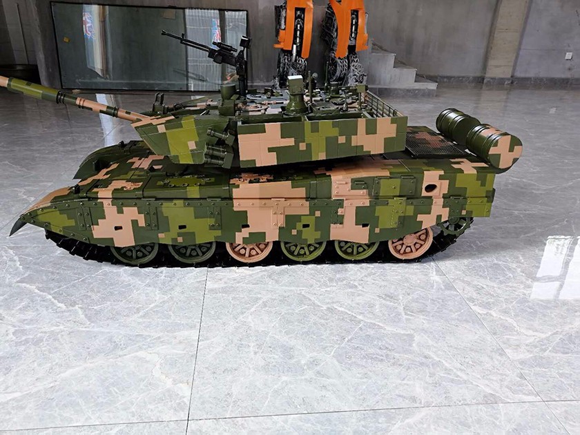 220cm大比例99改坦克模型厂家直销（大比例坦克模型定制）|军事模型-济南航宇模型有限公司