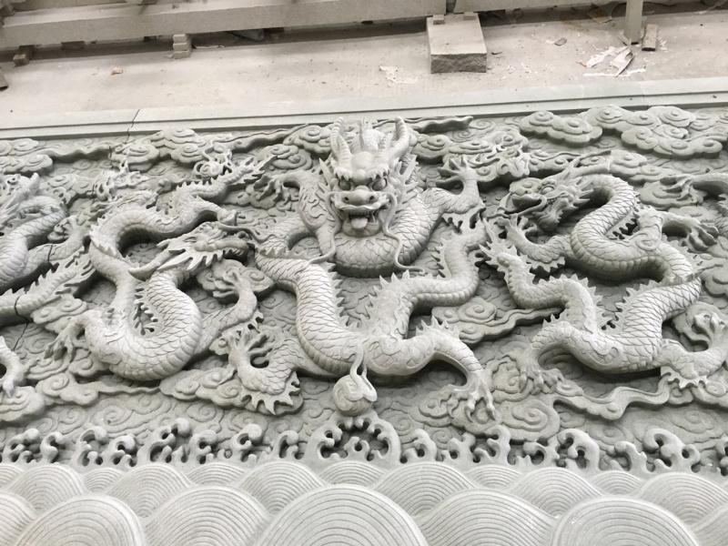 九龙壁浮雕|寺庙古建-亚博游戏