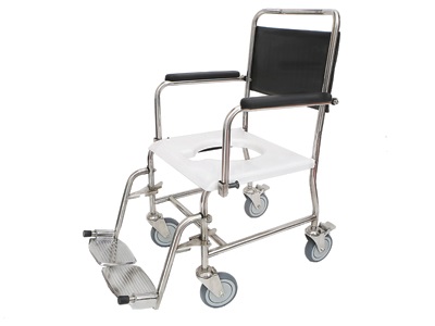 stainless steel commode chair