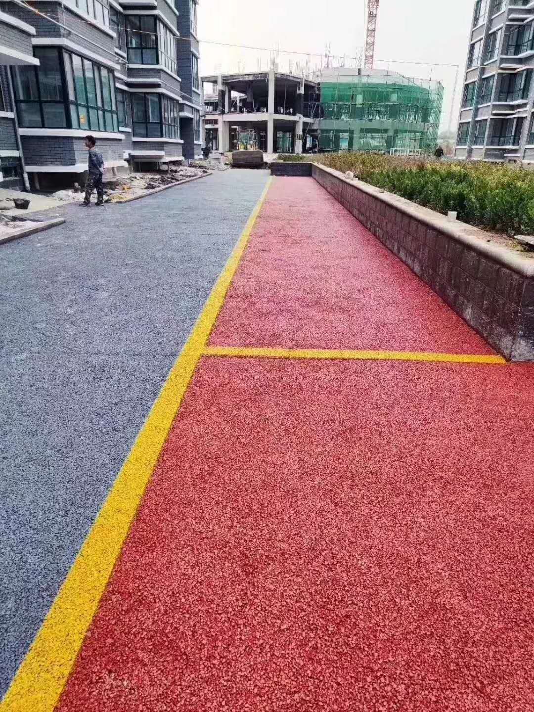 青岛彩色透水地坪