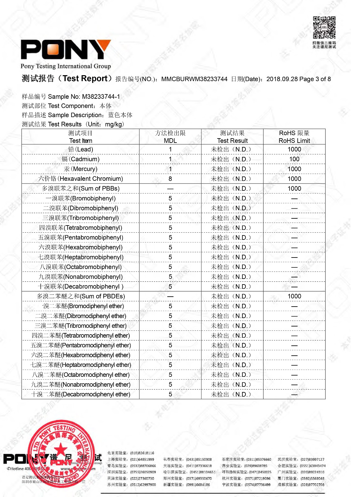 2018.11高壓瓷介電容 ROHS 2.0 六項+四項鄰苯