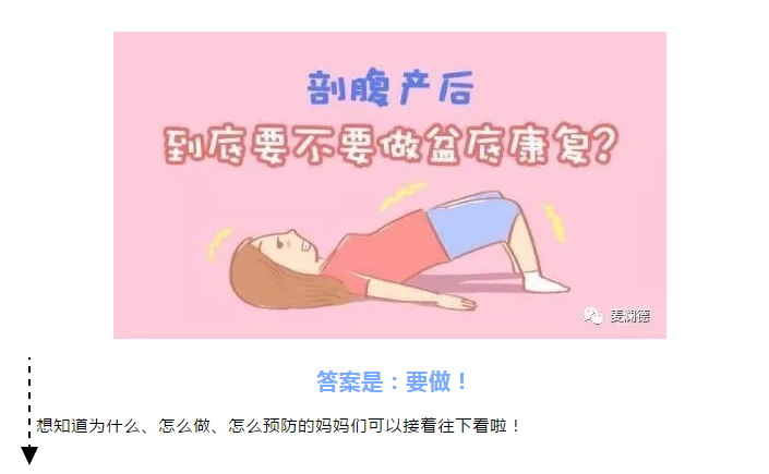 剖宫产后到底要不要做盆底康复？