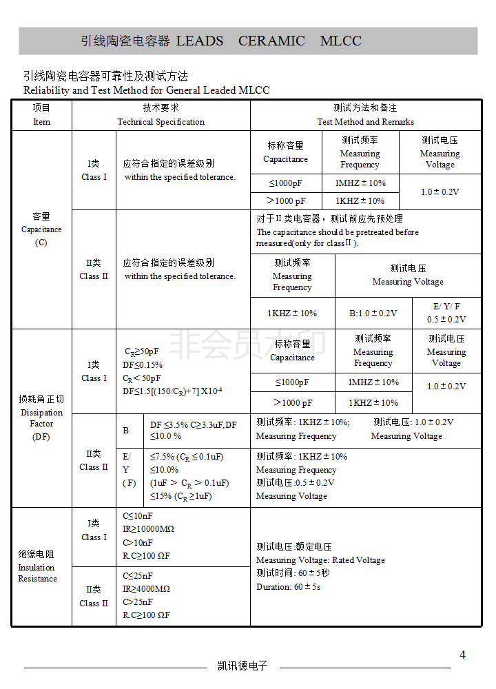 徑向獨石電容器