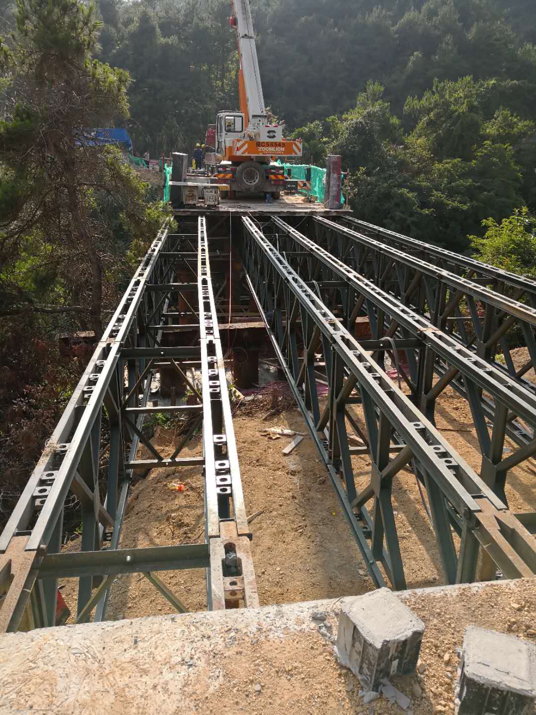 德京集团股份有限公司华能霞浦核电项目施工供电工程大件运输道路钢便桥工程