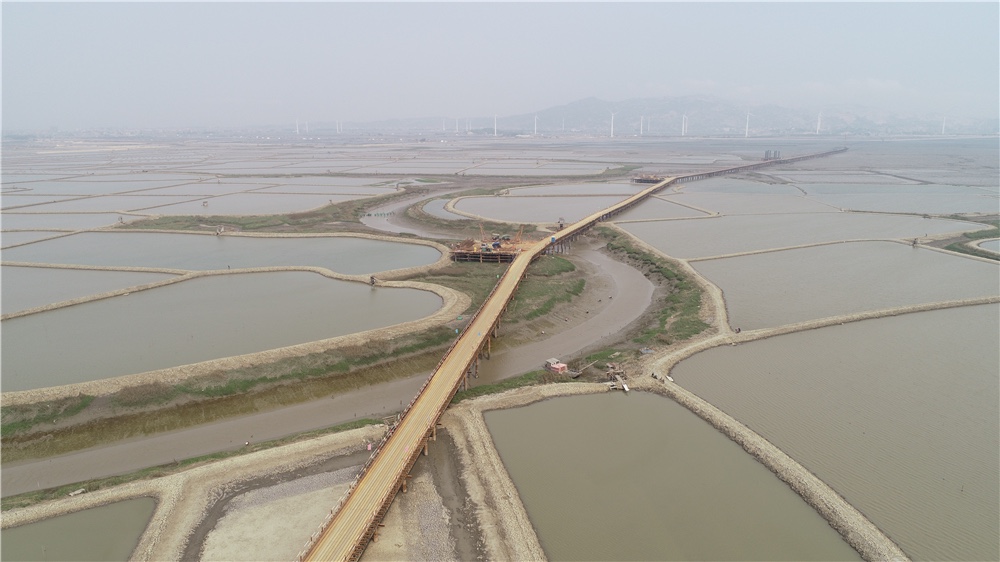 湄洲湾第二电厂-莆田500KW线路工程项目钢栈桥及钢平台施工工程