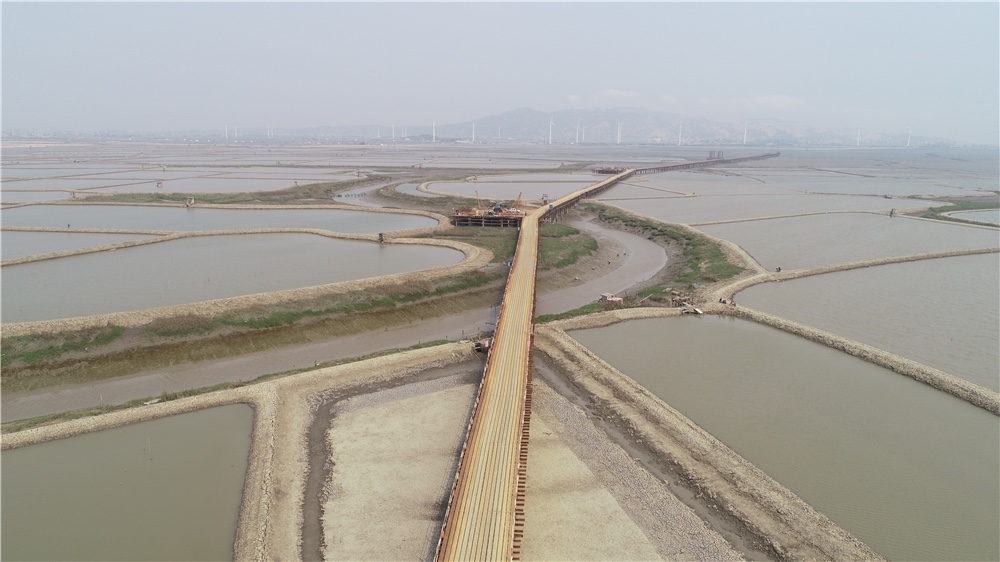 湄洲湾第二电厂-莆田500KW线路工程项目钢栈桥及钢平台施工工程