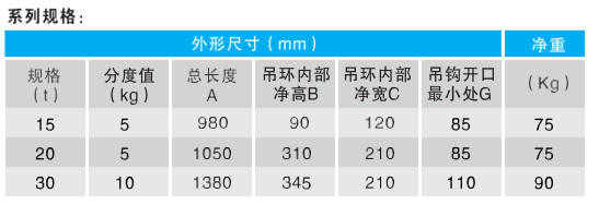 防撞直视大吊秤