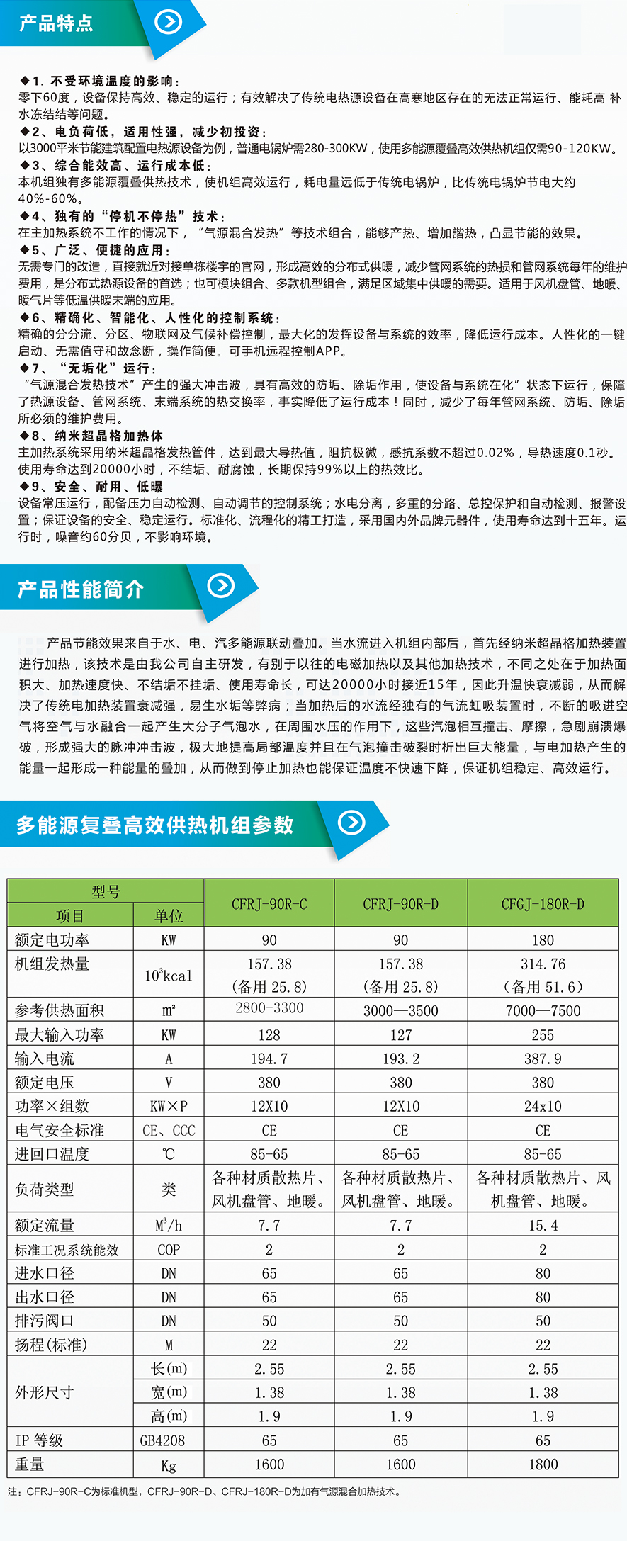 多能源復疊高效供熱機組