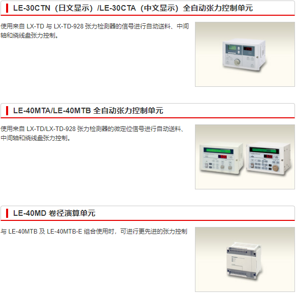 全自動張力控制單元（位置檢測型）