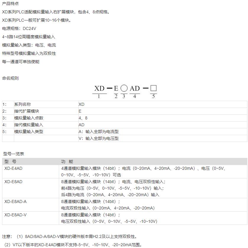 XD系列AD擴展模塊