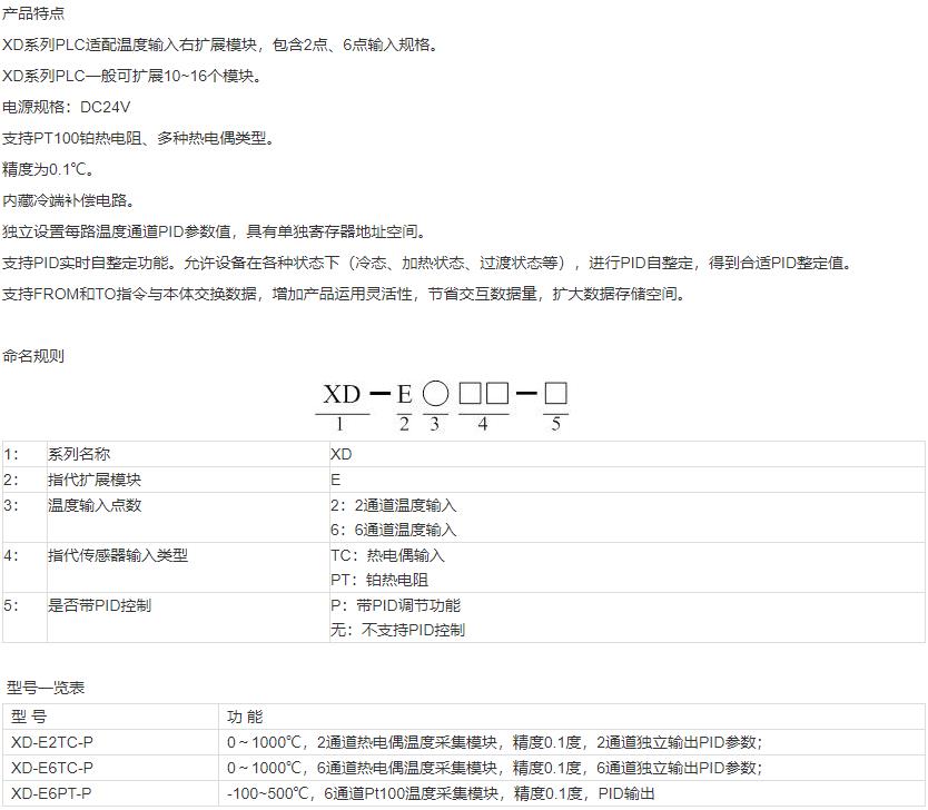 XD系列溫度擴展模塊