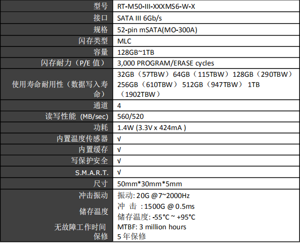 mSATA SSD