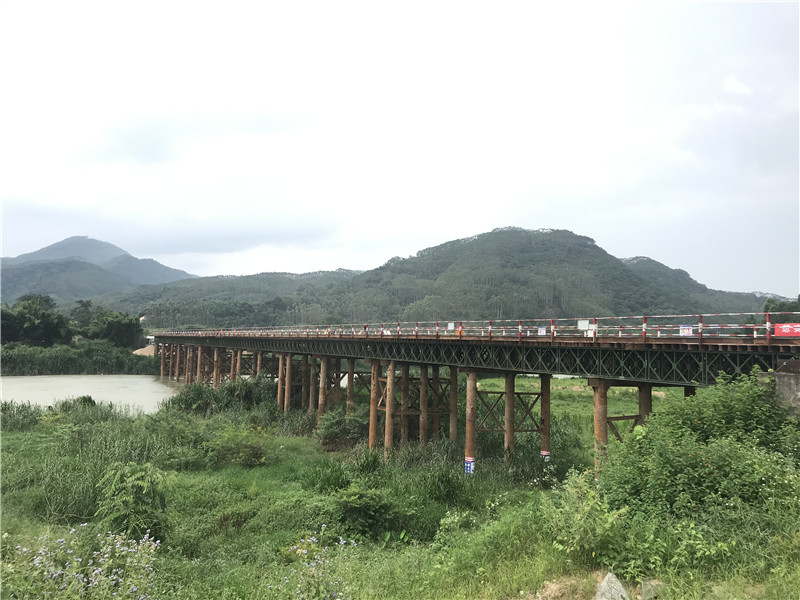 中交一公局厦门工程有限公司漳武高速南靖段A1标鸿砵大桥2号钢便桥