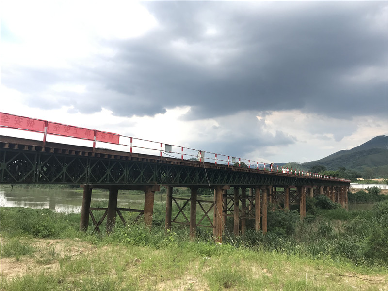 中交一公局厦门工程有限公司漳武高速南靖段A1标鸿砵大桥2号钢便桥