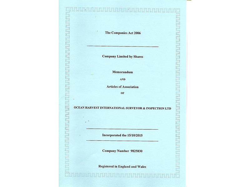 Articles of association
