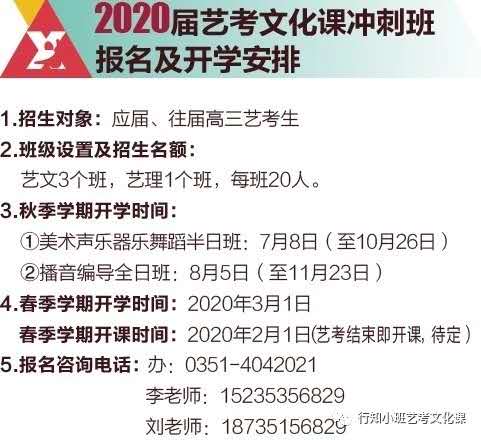 太原艺考文化课