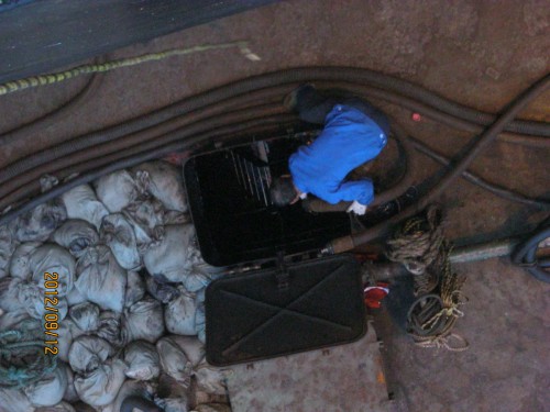 on off hire bunker and condition