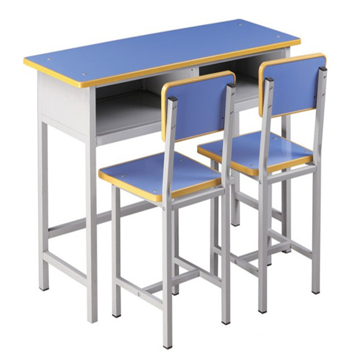 新鄉鋼木可調節課桌椅