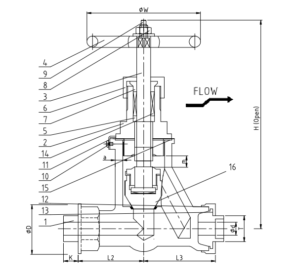 JIS F7388 Marine Cast Bronze/Brass Globe Valve 20K