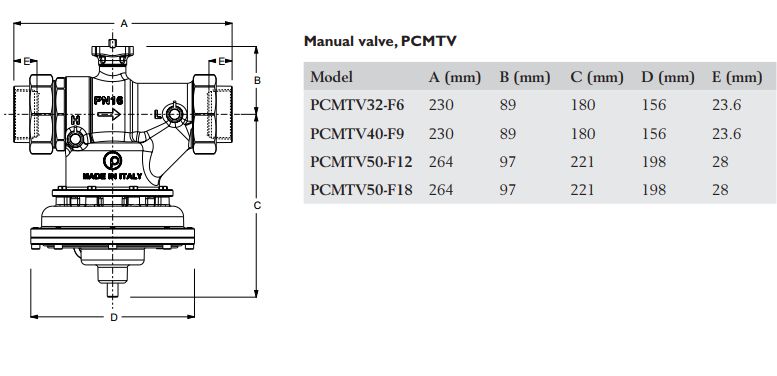 PCMTV50-F18独立压力控制电动二通阀门