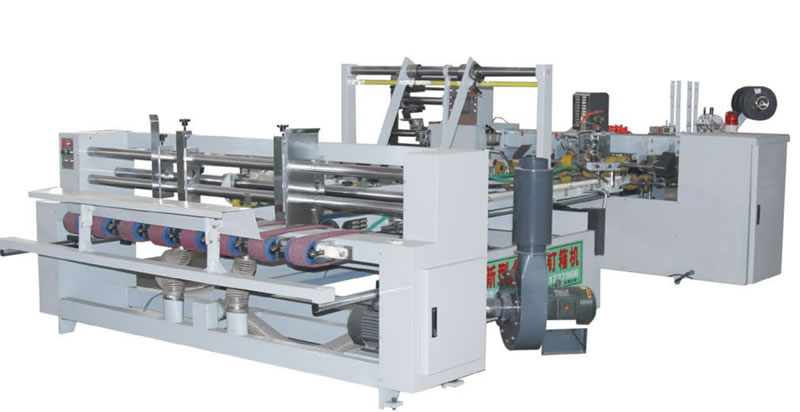 Automatic carton stitching machi