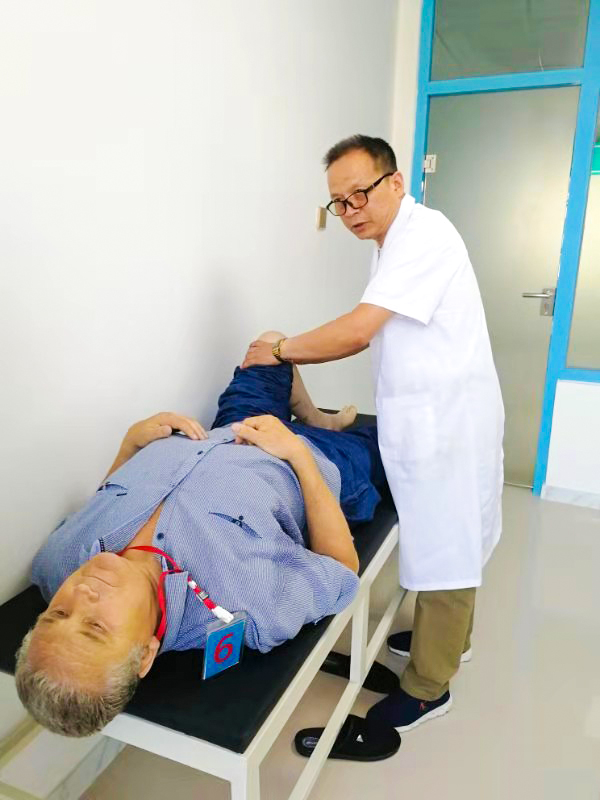 三氧技术松解术玻璃酸钠注射膝关节案例营口盛仁医院