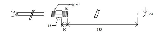TG-D1/NI100-02带电缆的浸入式传感器
