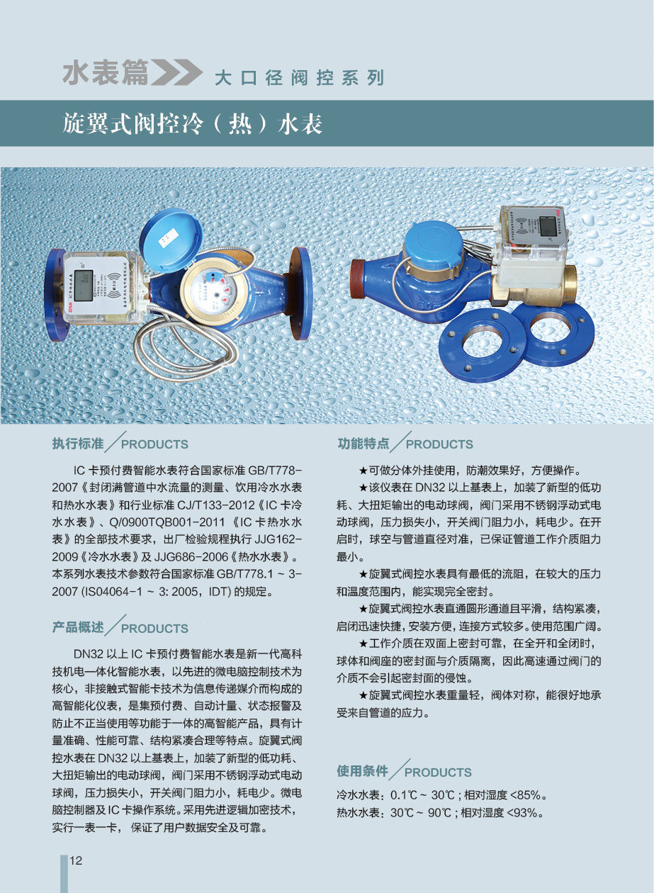 旋翼式水表