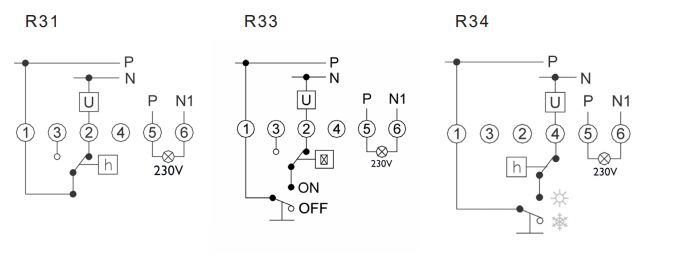 R34电子机械式室内恒温温度控制器