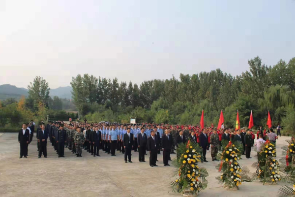 我公司应邀参加青州市公祭活动--缅怀先烈，告慰英灵！