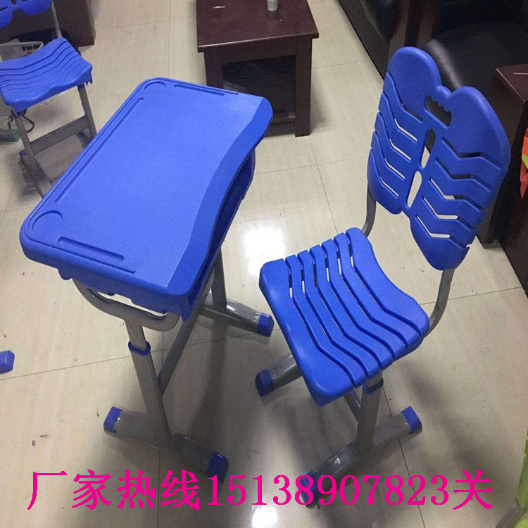 郑州学生单人钢木课桌椅