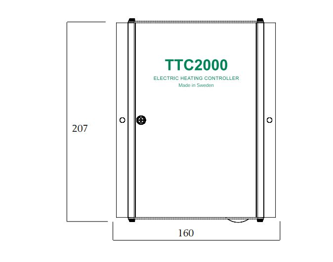 TTC2000壁式安装2相和3相电热控制器