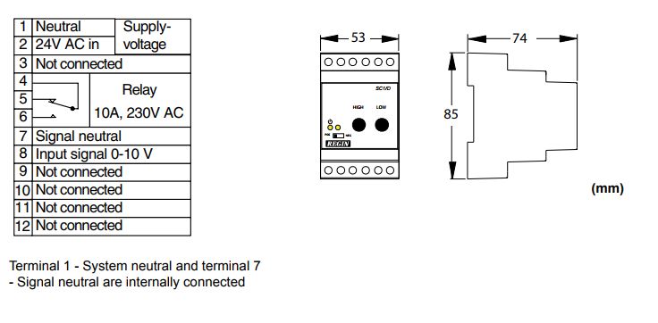 SC1/D用于加热/制冷警报应用步进控制器