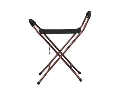 Folding cane seat