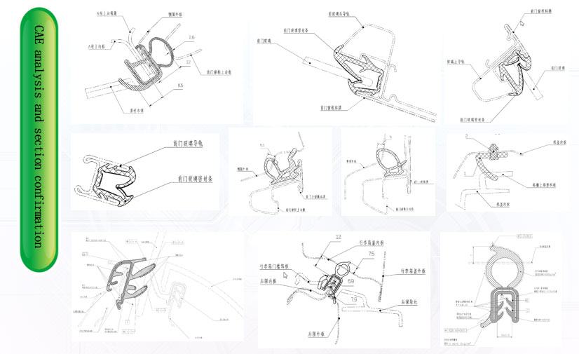Automobile sealing strip