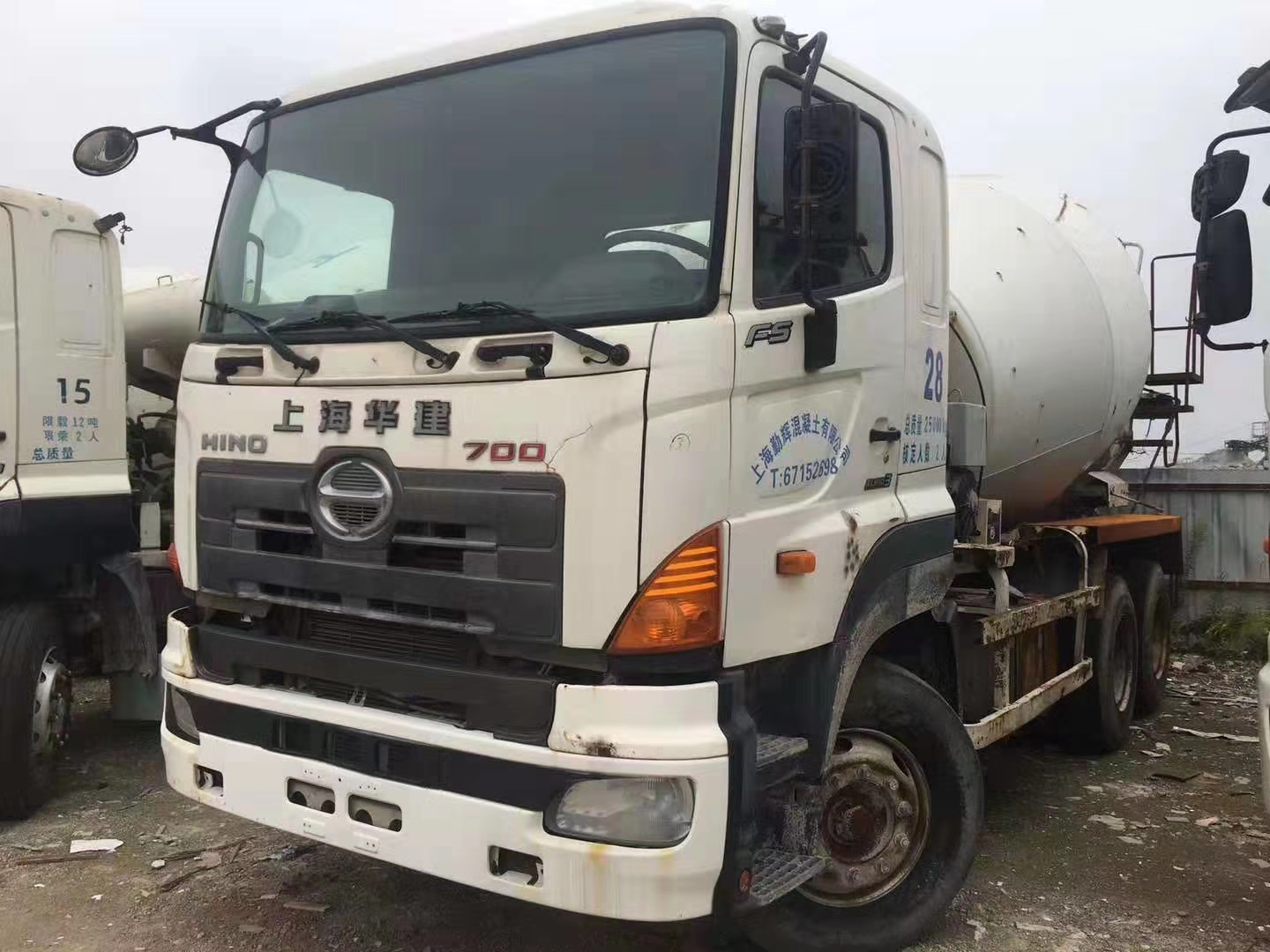 Second hand mixer truck export