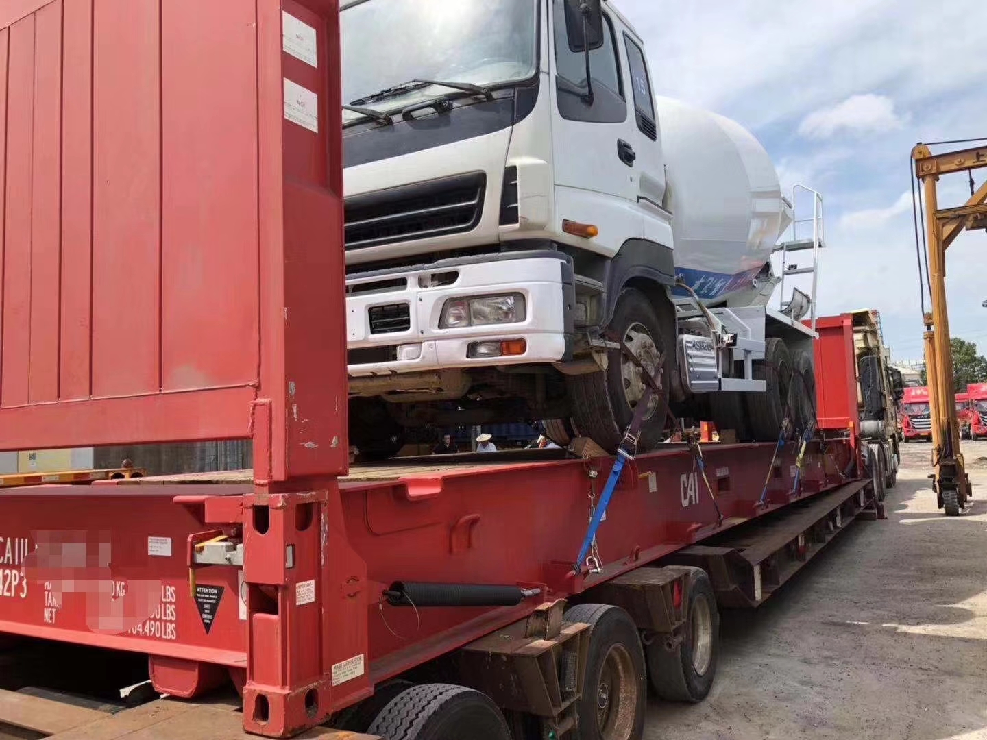 Second hand mixer truck export