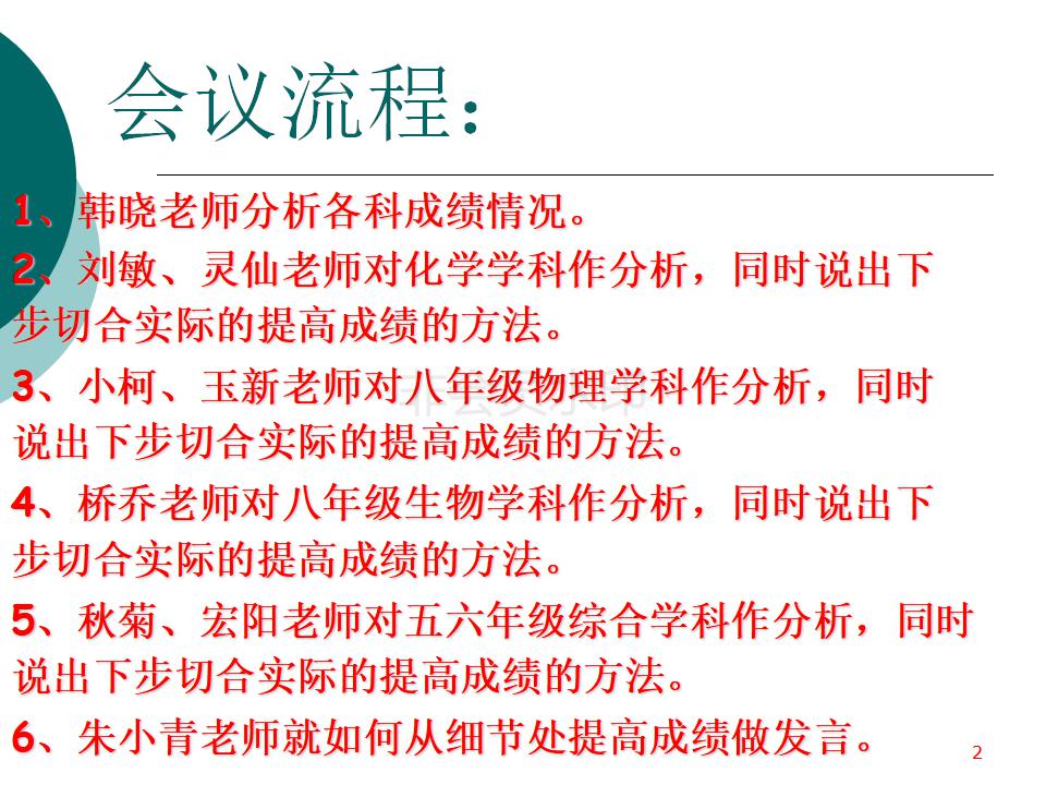 11月教师培训-初中-综合理科组业务会