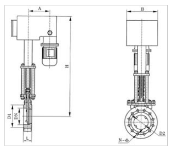 PZ273H電液動(dòng)刀型閘閥