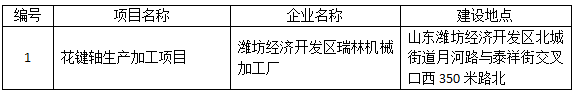 潍坊经济开发区瑞林机械加工厂竣工环境保护验收报告表