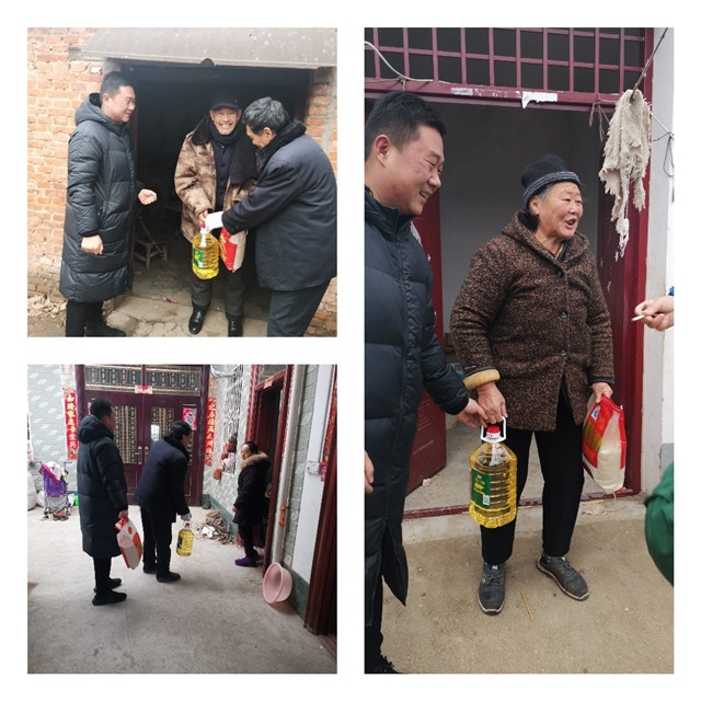 顶风冒雪送温暖 尊老成风获点赞方城县厚德学校春节慰问当地老人连续九年不间断