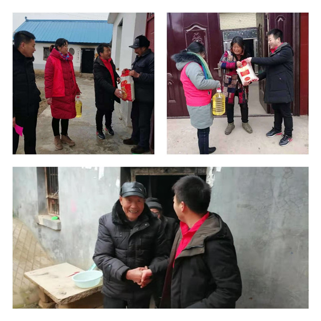 顶风冒雪送温暖 尊老成风获点赞方城县厚德学校春节慰问当地老人连续九年不间断