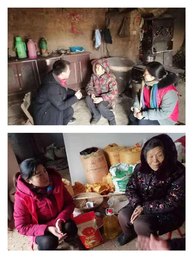 顶风冒雪送温暖 尊老成风获点赞方城县厚德学校春节慰问当地老人连续九年不间断