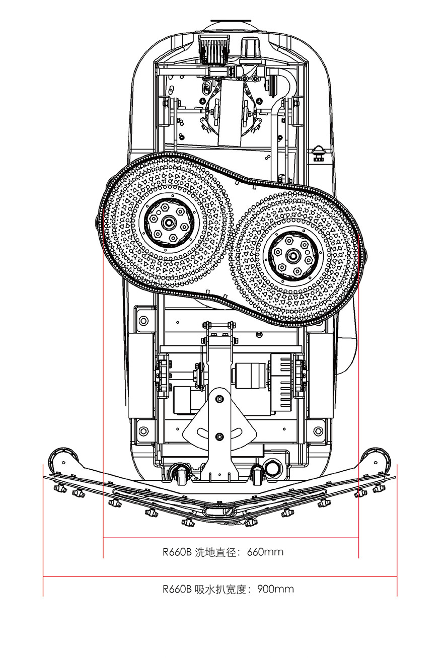 貝納特Ranger 660B工廠車間商場 駕駛式洗地機洗地車刷地車清洗機