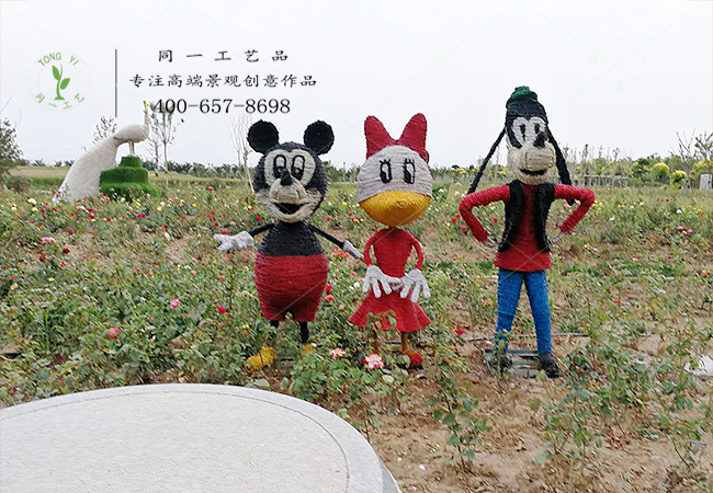 稻草工艺品迪士尼卡通造型1