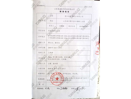 檢測報告